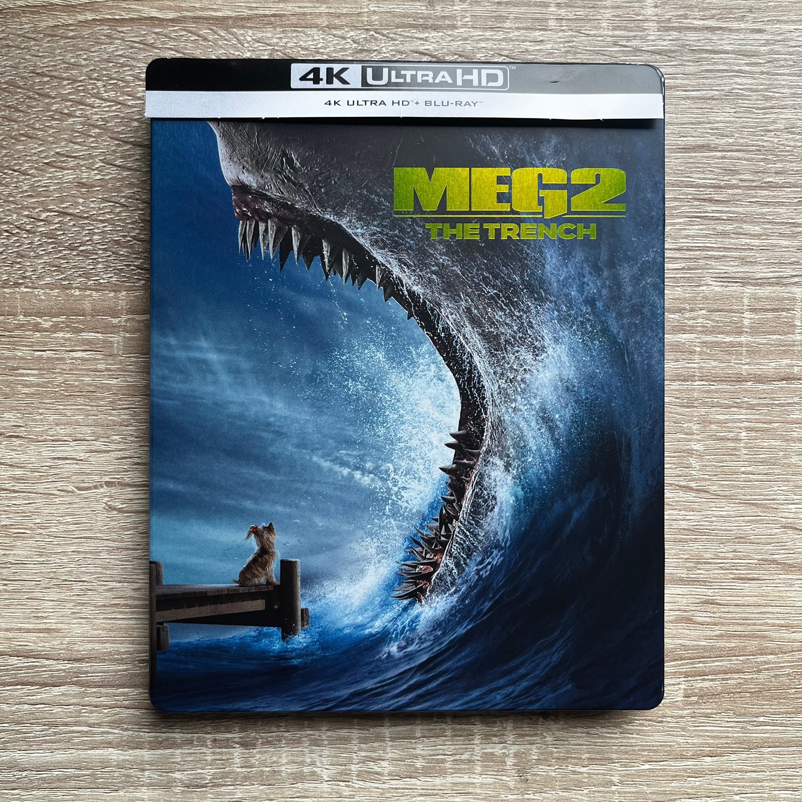Meg 2: The Trench 4K Ultra HD + Blu-ray Steelbook, Verzenden, Zo goed als nieuw, Actie