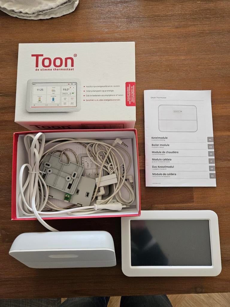 Toon slimme thermostaat met ketelmodule, Ophalen of Verzenden, Slimme thermostaat, Gebruikt