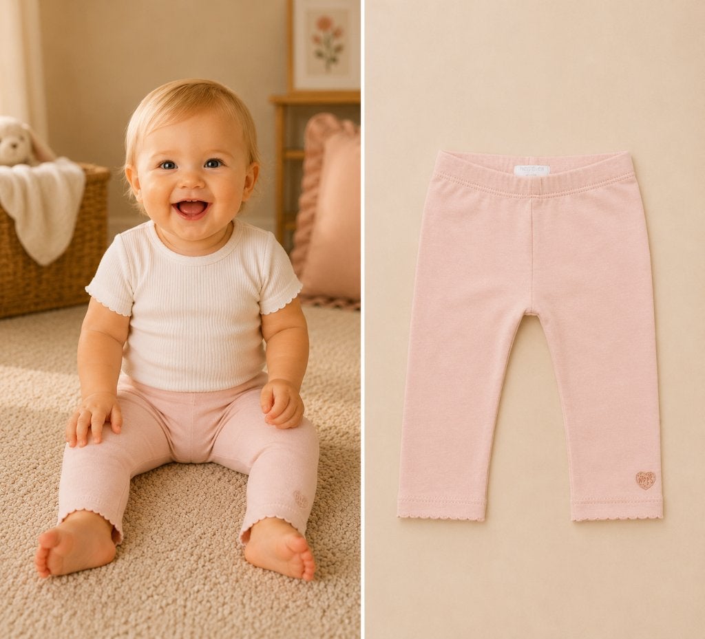 Legging Noppies Santa Fe Rose Smoke maat 56 NIEUW, SO, Broekje, Meisje, Nieuw