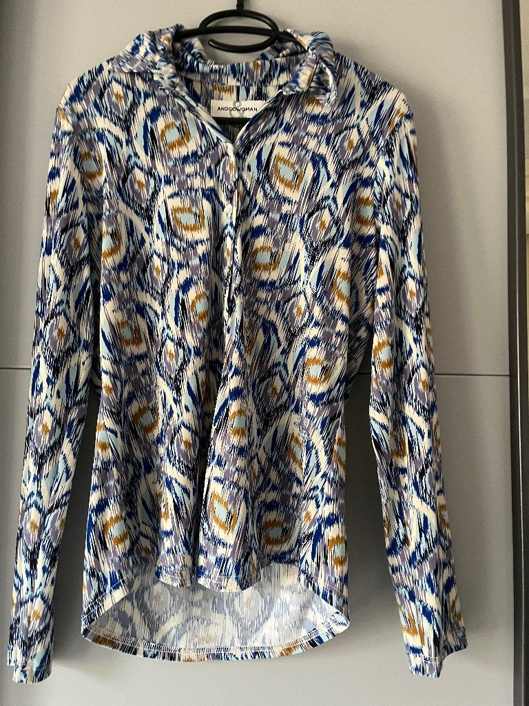 &co woman  blouse, Kleding | Dames, Maat 38/40 (M), Blauw, &Co Woman, Ophalen of Verzenden