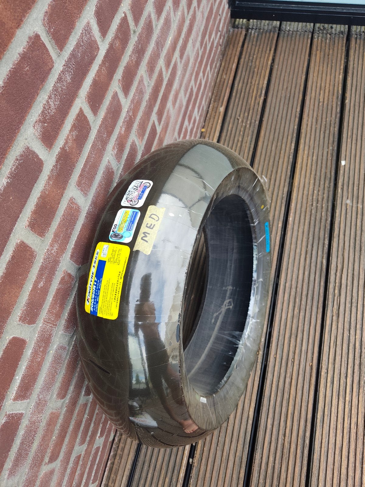 Kingtyre slick 200/60/17 medium NIEUW!, Motoren, Ophalen, Nieuw