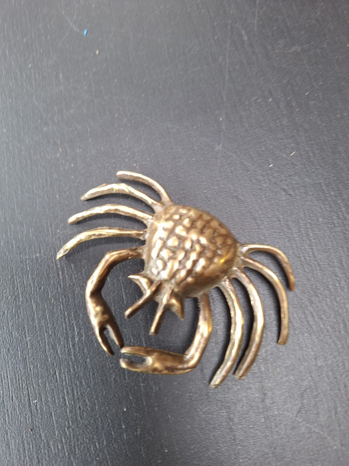 Vintage Koperen Krab Decoratie, Ophalen of Verzenden, Koper
