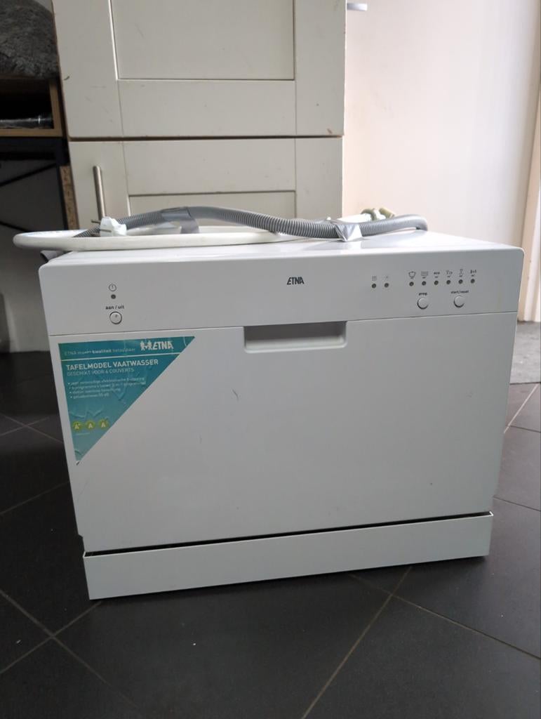 ETNA evw7862wit tafelmodel vaatwasser, Ophalen, Gebruikt, Minder dan 85 cm