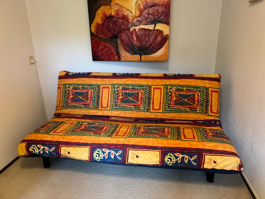Innovation slaapbank/futon - 200x140 cm, Huis en Inrichting, Slaapkamer | Bedden, Ophalen, Overige kleuren, Tweepersoons, 140 cm