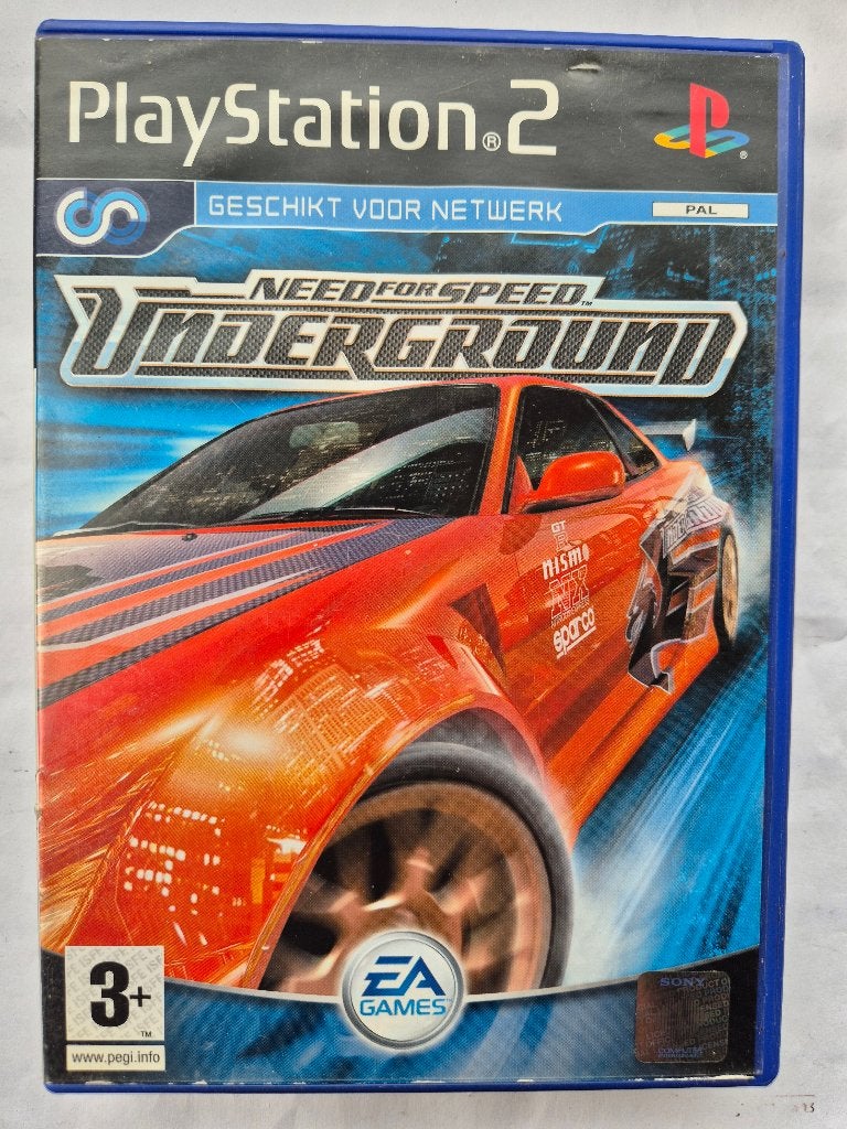 NEED for SPEED UNDERGROUND, Gebruikt, 1 speler, Racen en Vliegen, Ophalen of Verzenden