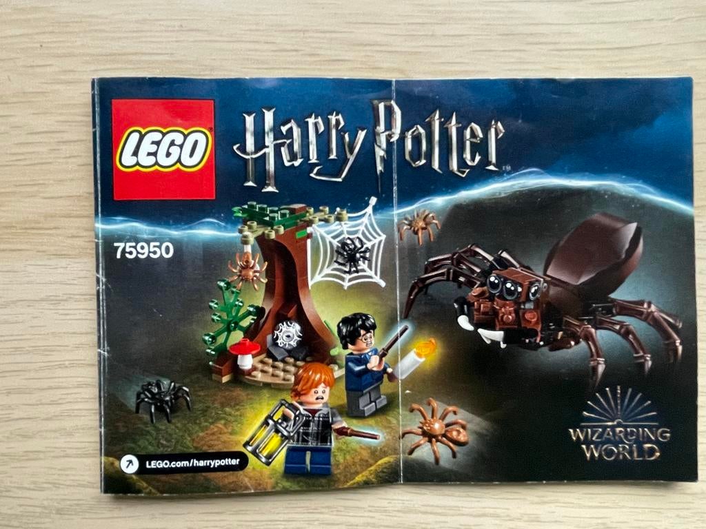 Lego Harry Potter 75950 Aragog's hol met minifiguren, Compleet, Lego, Harry Potter, Ophalen of Verzenden