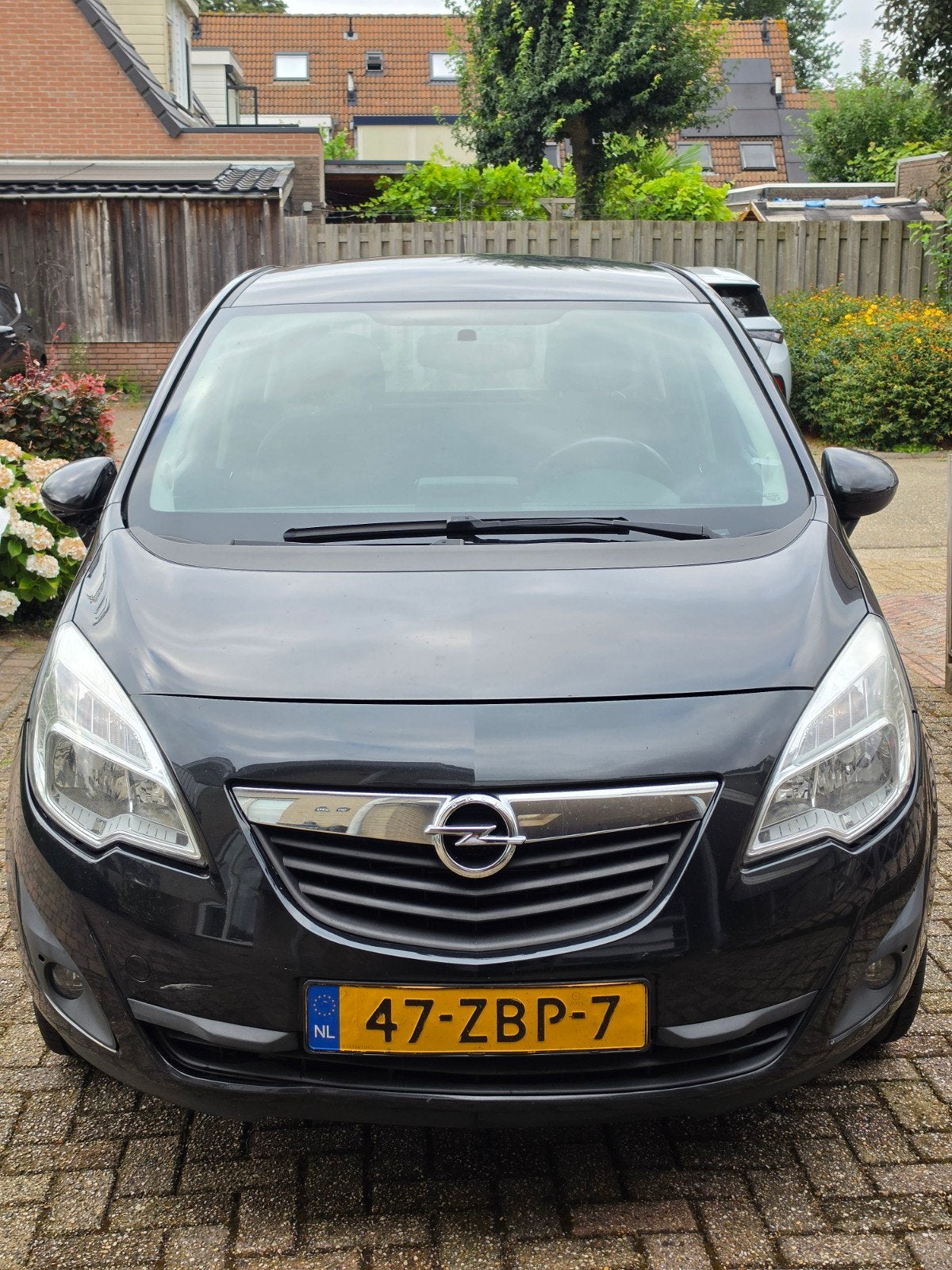 Opel Meriva 1.4 Turbo 88KW 2012 Zwart net nieuw apk 25-7-27, Auto's, Voorwielaandrijving, 680 kg, 4 cilinders, Zwart