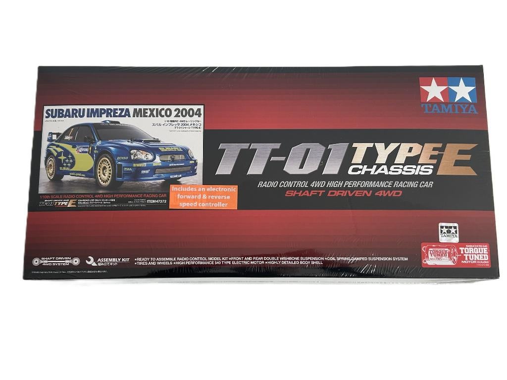 Tamiya 47372 1/10 RC Subaru Impreza WRX 2004 (TT-01E), Elektro, Nieuw, Ophalen of Verzenden, Schaal 1:10