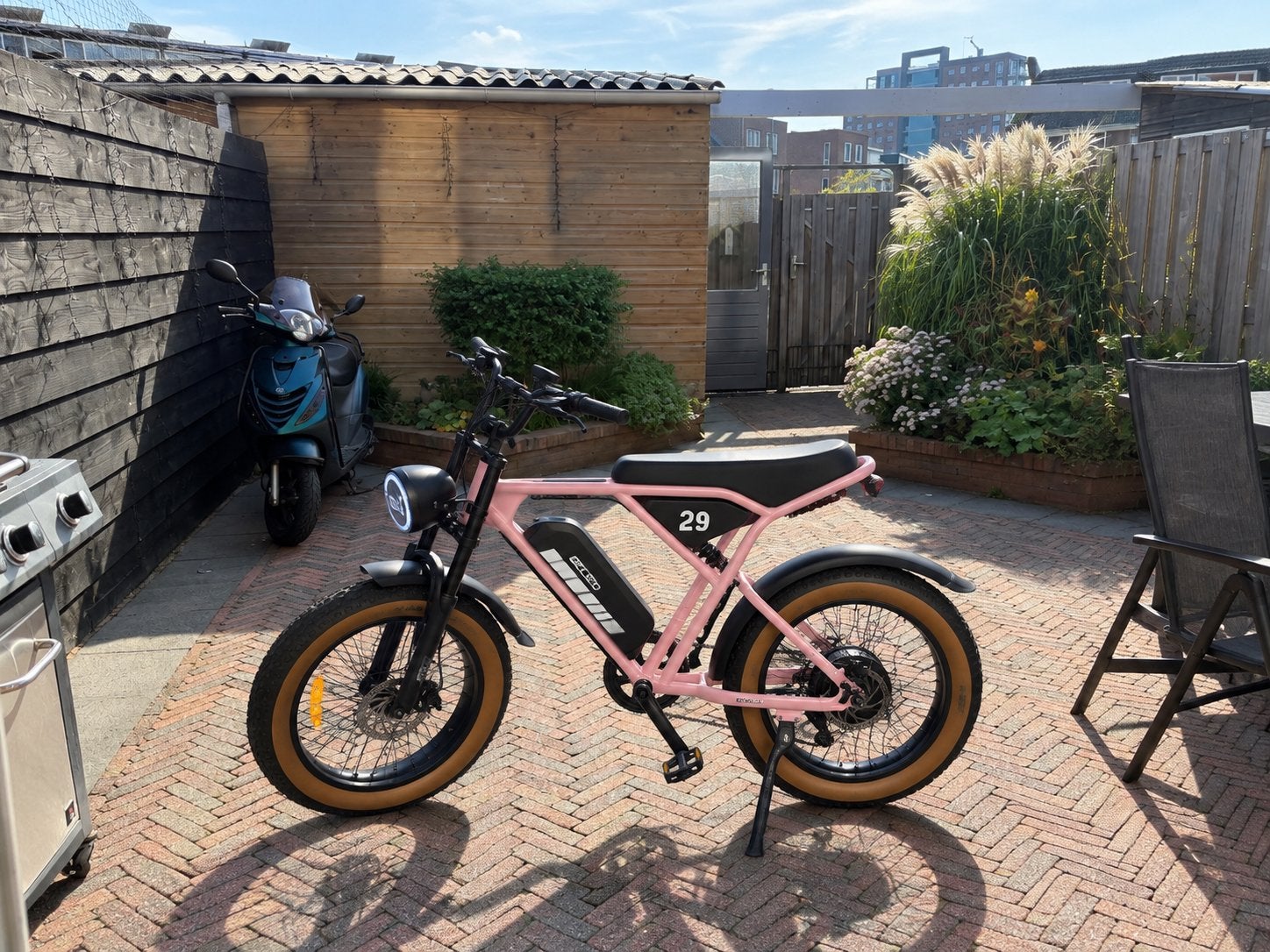Fatbike Roze, Ophalen, Gebruikt, 50 km per accu of meer, Overige merken