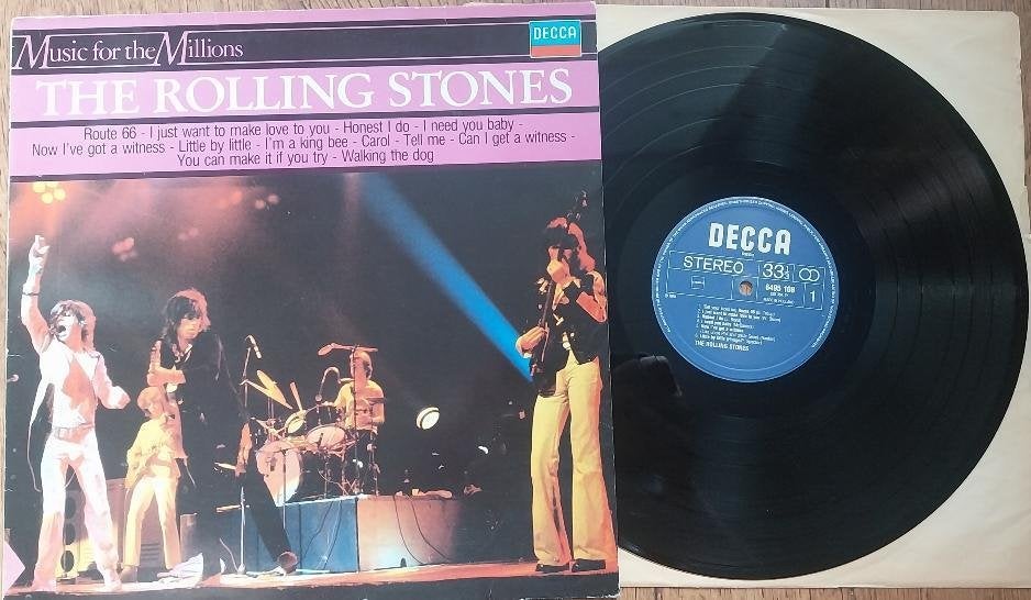 The Rolling Stones Music For The Millions 1982 LP., LP, Gebruikt, Ophalen of Verzenden, Rock-'n-roll