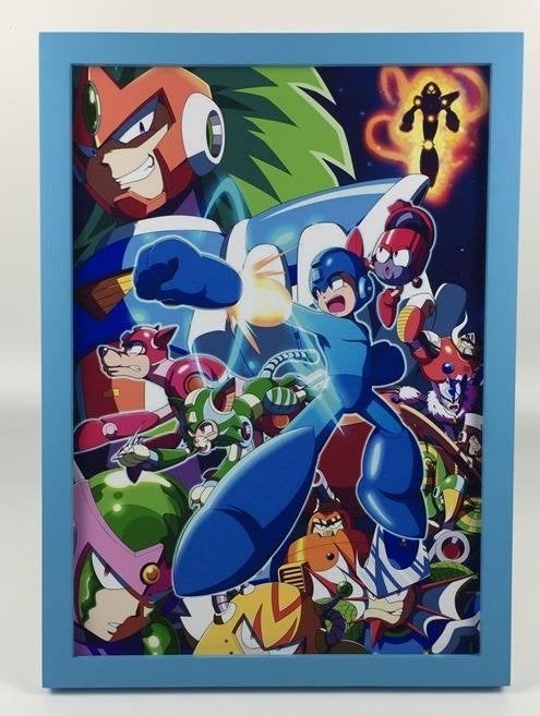 MEGAMAN Capcom Retro Gaming Arcade Poster, 1 speler, Verzenden, Nieuw, Vanaf 3 jaar
