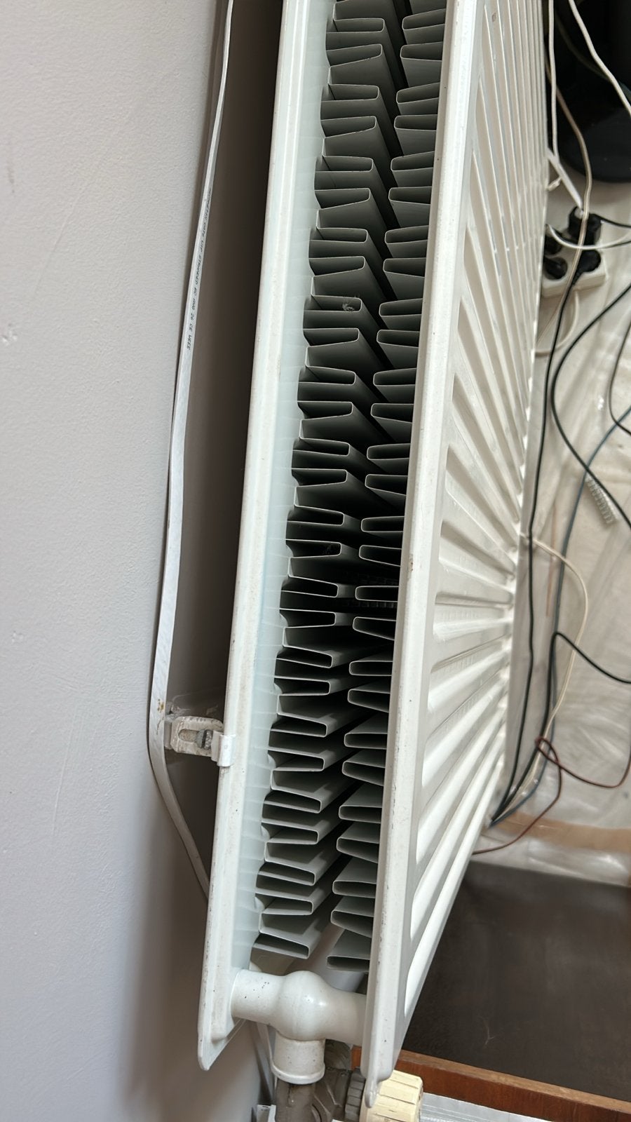 Witte radiatoren, gebruikt,, Doe-het-zelf en Verbouw, Verwarming en Radiatoren, Ophalen, Gebruikt, Radiator, 150 cm of meer