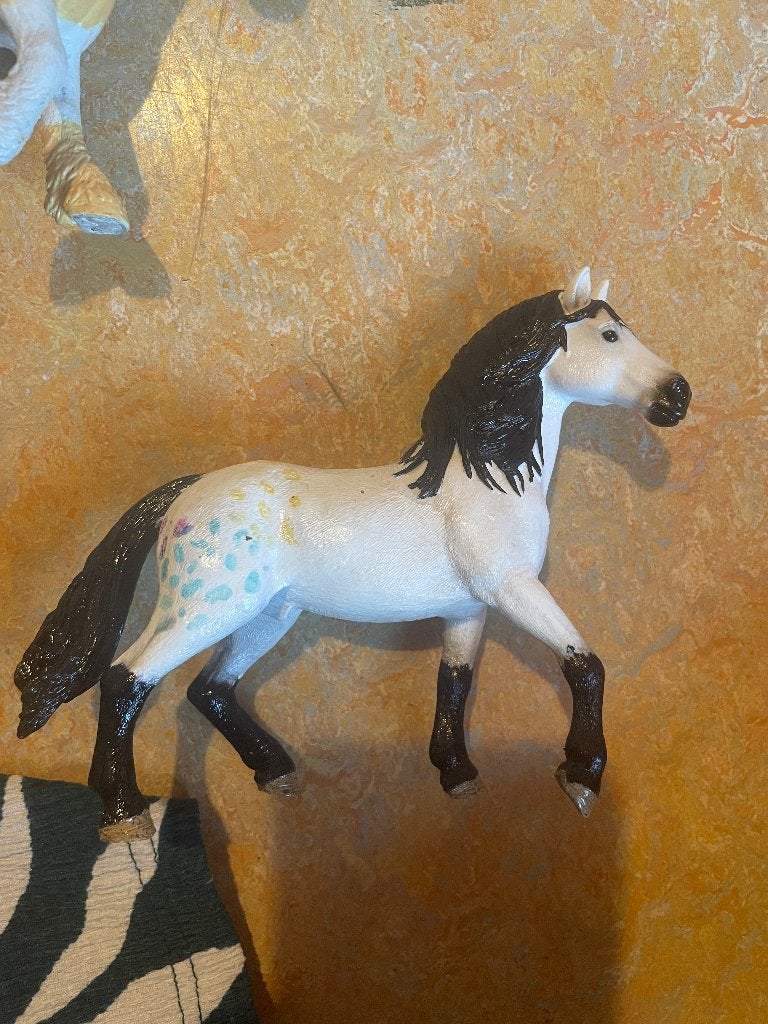 Schleich paarden repaints, Ophalen of Verzenden, Nieuw, Paard, Beeldje of Figuurtje