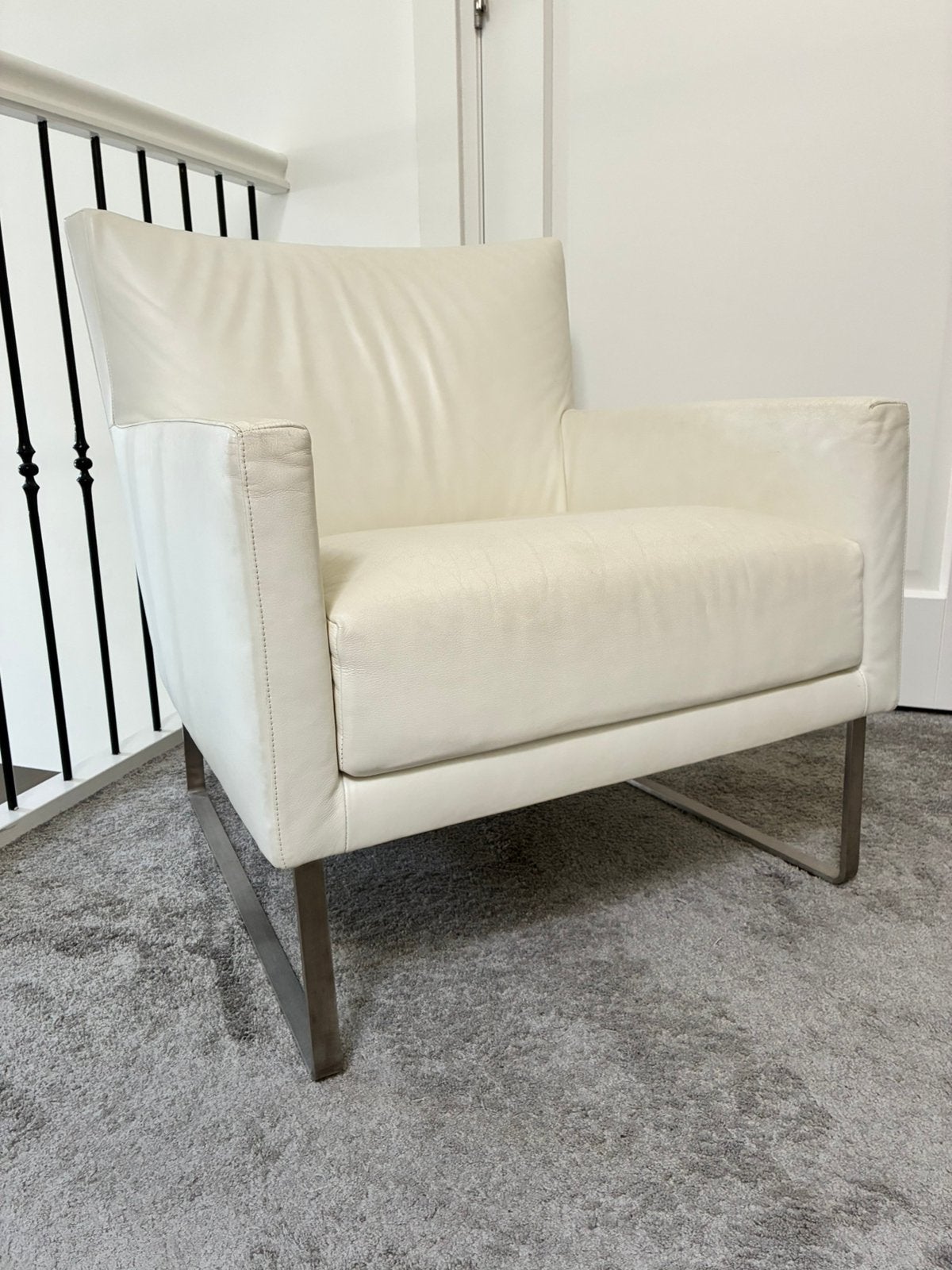 2x Montis Impala Lounge Chair / Fauteuil (Wit), Huis en Inrichting, Ophalen, Gebruikt, Design / Modern, 50 tot 75 cm