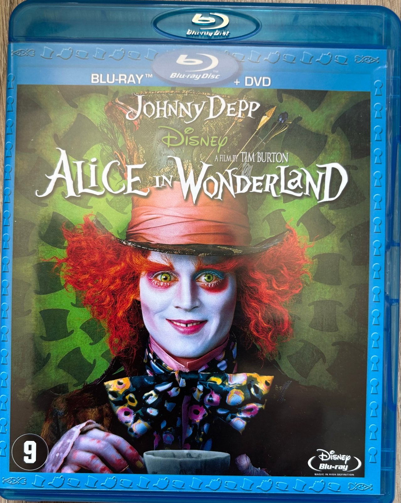 Alice in Wonderland (2010) Blu-ray + DVD - Johnny Depp, Ophalen, Avontuur, Nederlands, Film