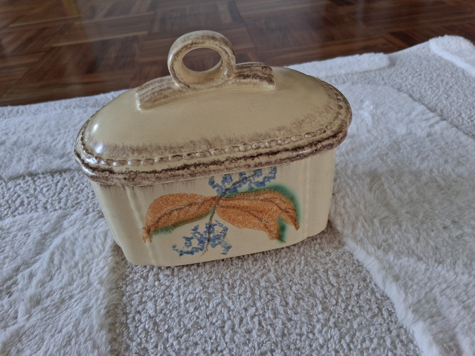 Vintage Elsterwerda koekdoos met bloemmotief, Antiek en Kunst, Ophalen of Verzenden