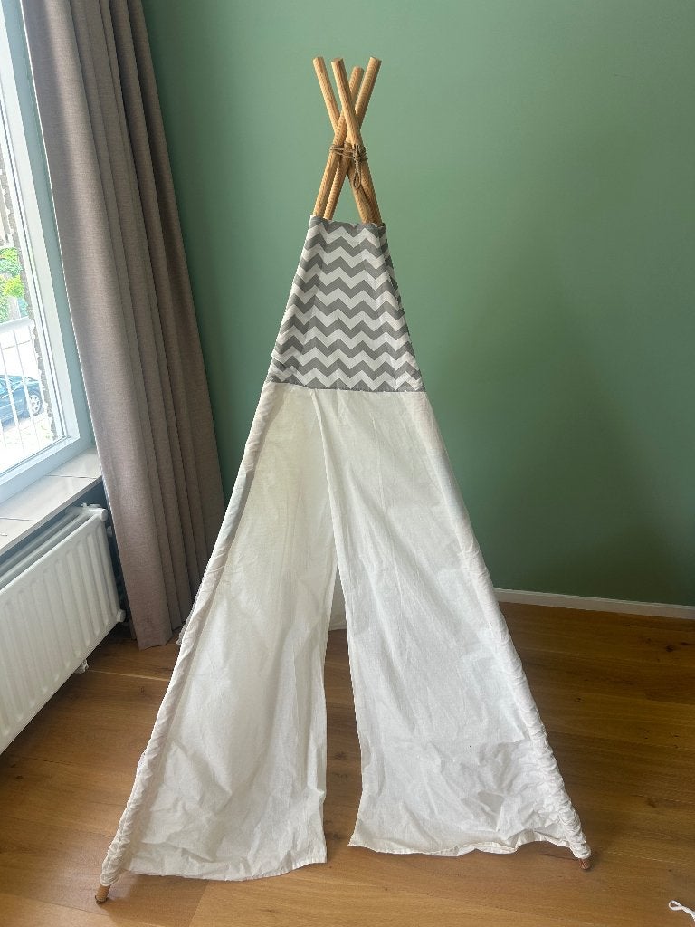 Tipi tent, Ophalen, Zo goed als nieuw
