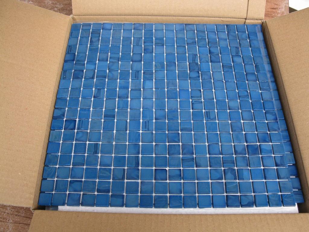nieuwe sicis blauwe  en mix glasmozaiek tegels, Overige materialen, Wandtegels, Nieuw, Minder dan 20 cm