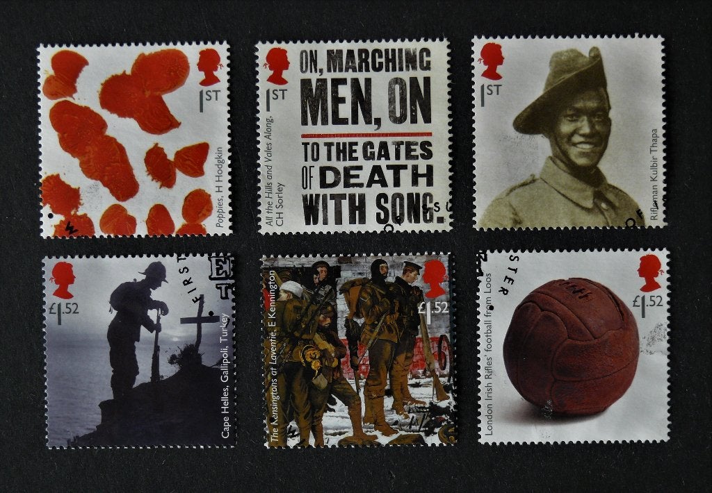 UK / Engeland 2015 WO ! / Lest we forget, Verzenden, Gestempeld