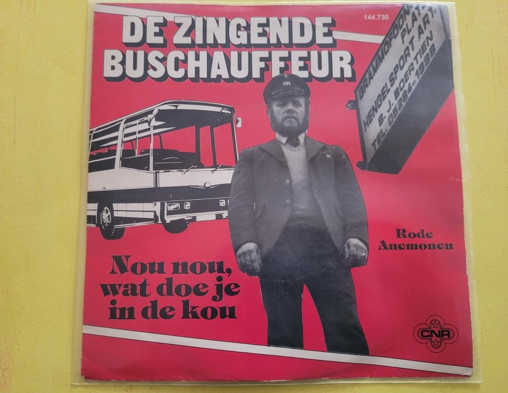 Zingende Buschauffeur - Nou nou wat doe je in de kou ., Ophalen, Zo goed als nieuw, Overige formaten, Levenslied of Smartlap