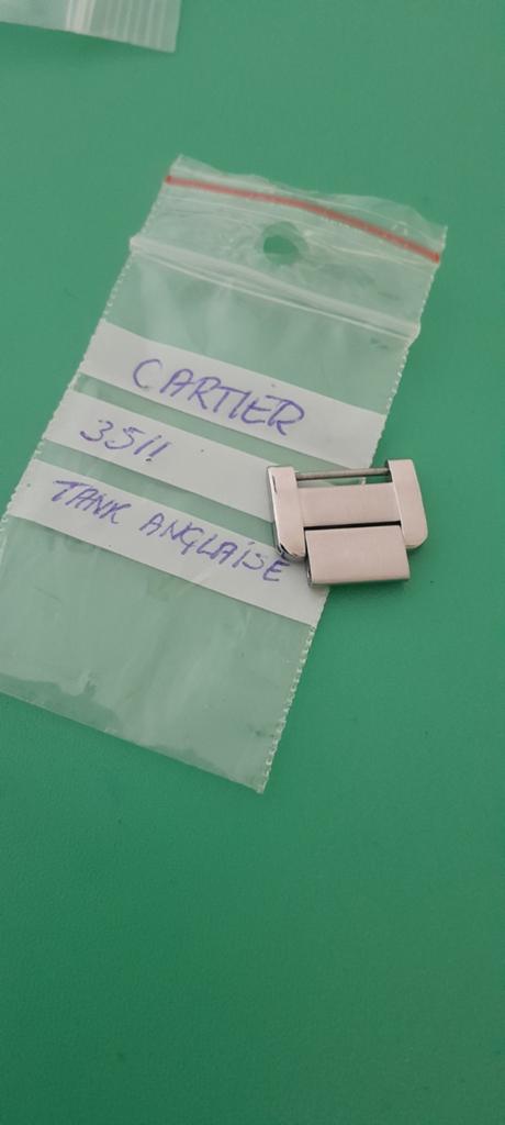 Cartier Tank Anglaise link, Gebruikt, Cartier SA, Cartier , Genève,  Swiss, Verzenden