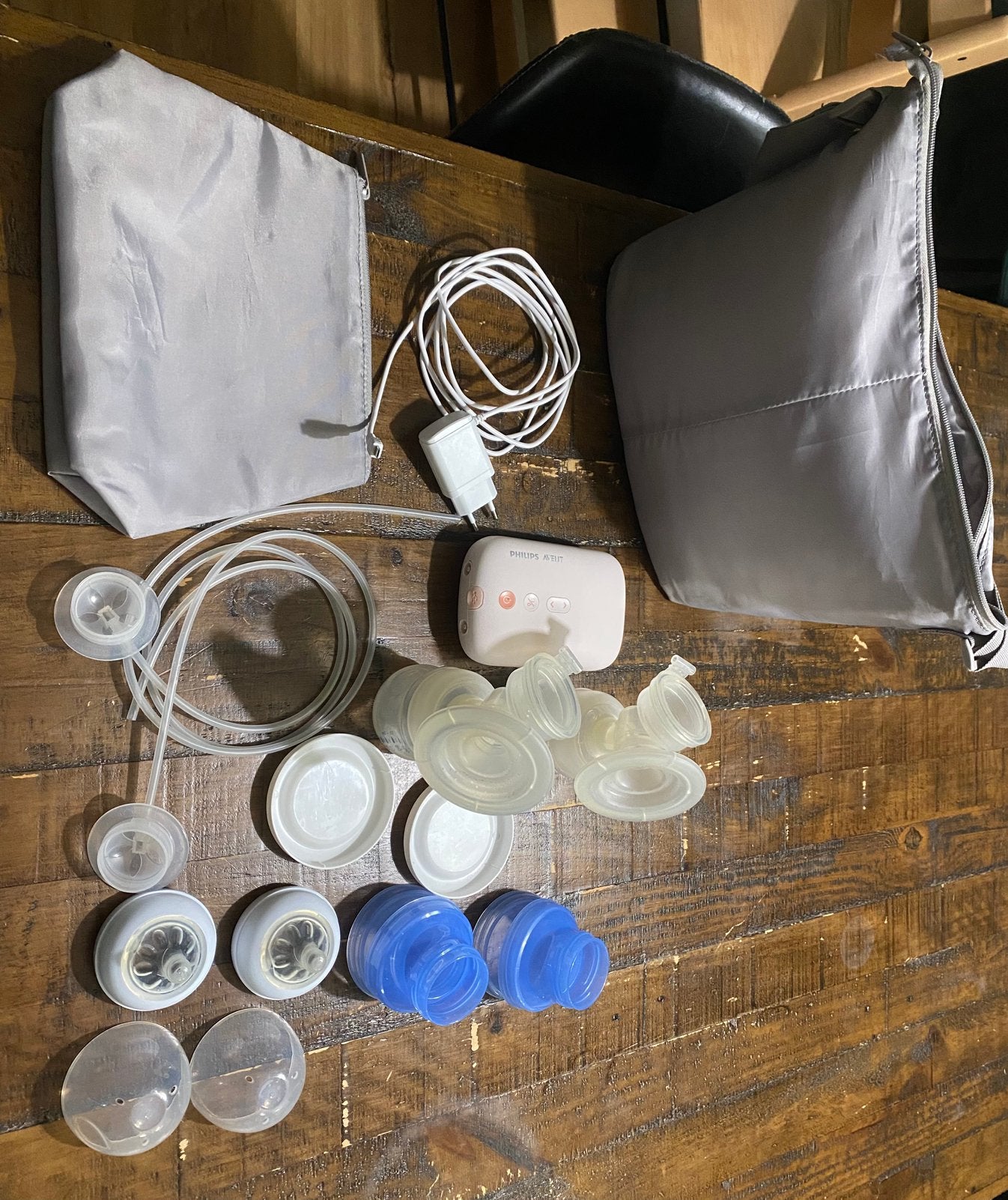 Dubbele elektrische borstkolf Philips Avent, Inclusief tas, Gebruikt, Borstkolf, Philips Avent