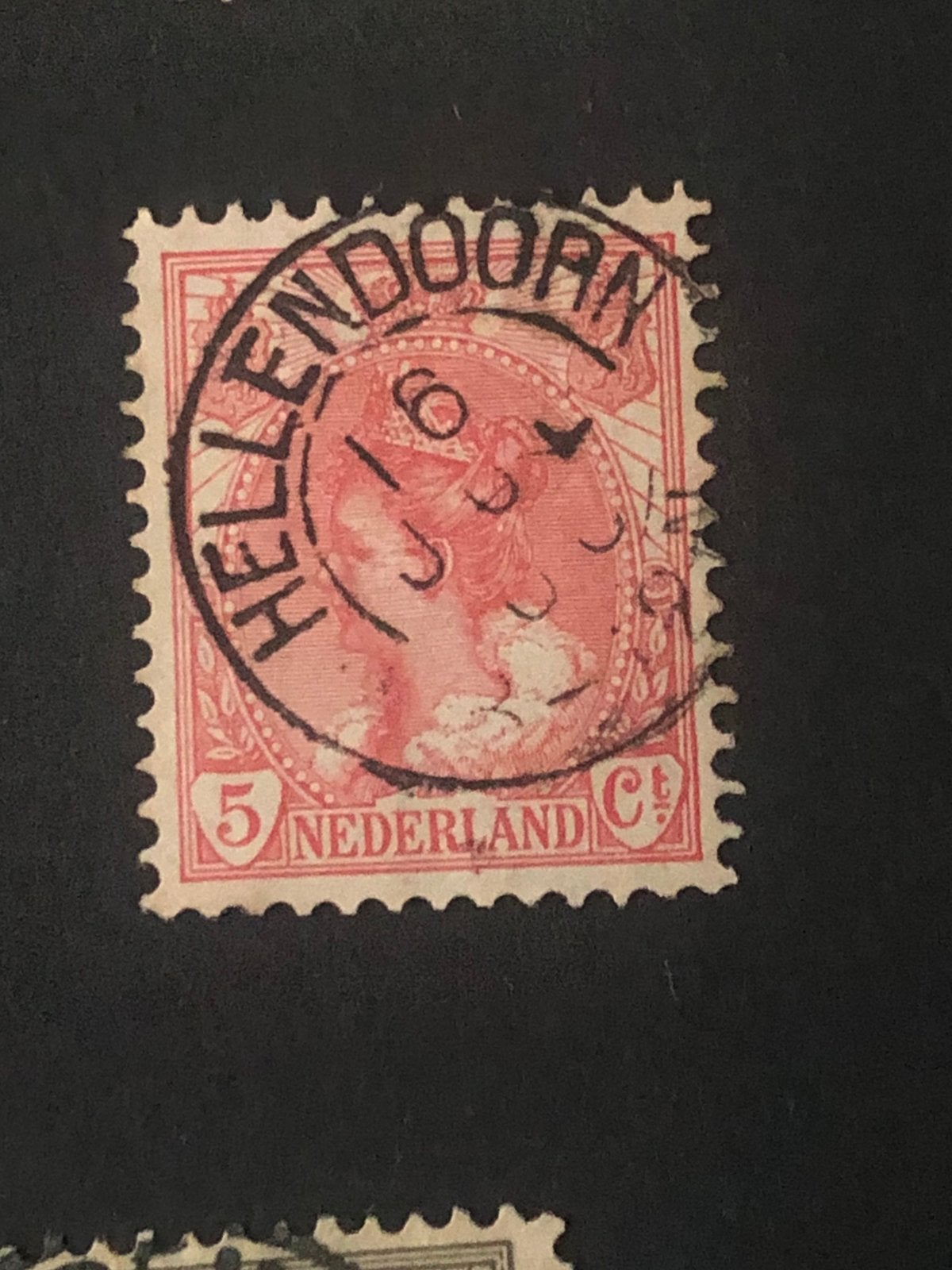214 kleinrond HELLENDOORN, Postzegels en Munten, Brieven en Enveloppen | Nederland, Ophalen of Verzenden, Briefkaart