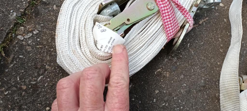 spanbanden met haken, Auto diversen, Aanhangwagen-onderdelen, Ophalen, Gebruikt