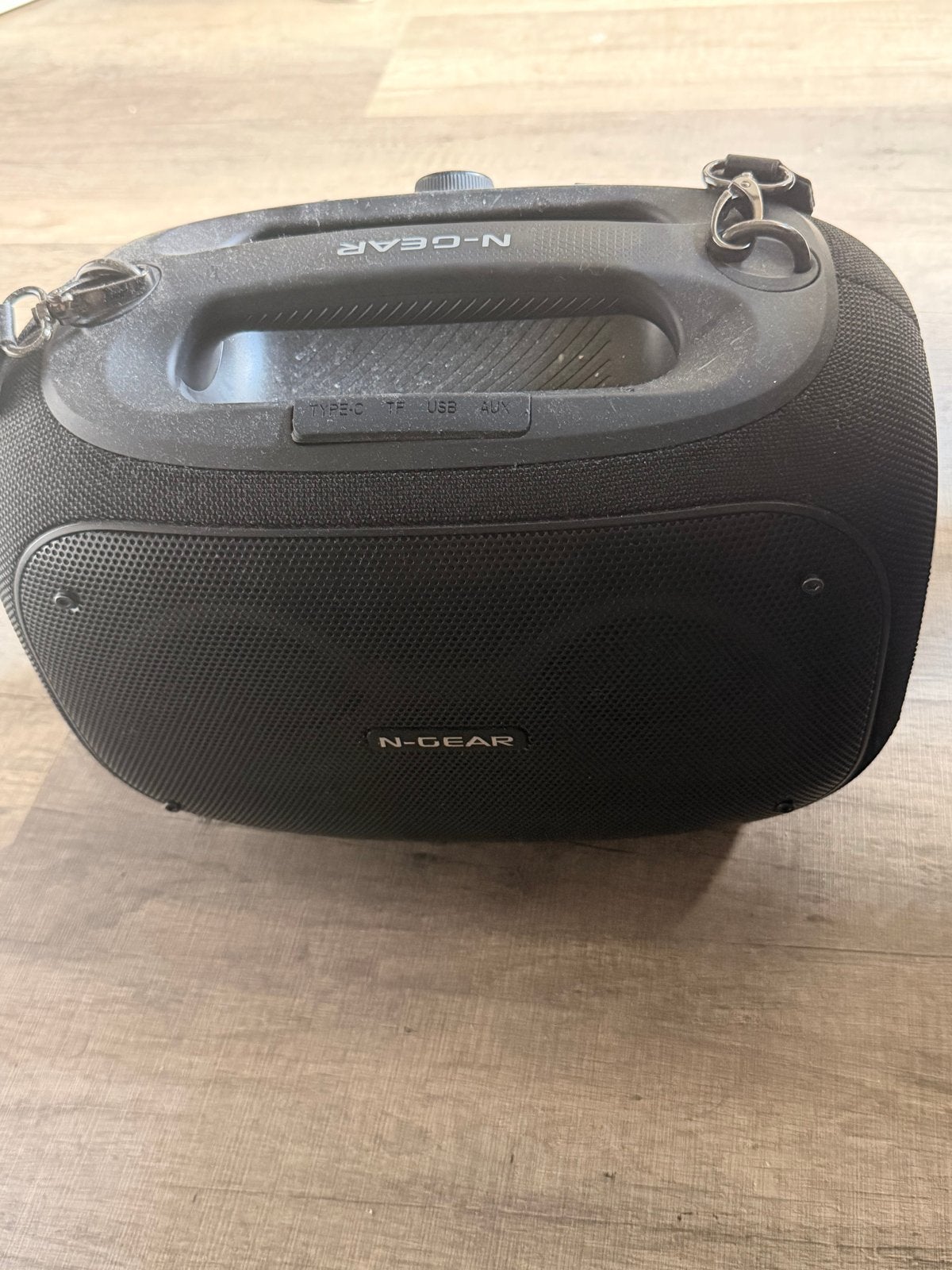 N-Gear Draagbare Speaker met Microfoon en Goede Batterij, Overige merken, Ophalen of Verzenden, Zo goed als nieuw, Draagbare speaker
