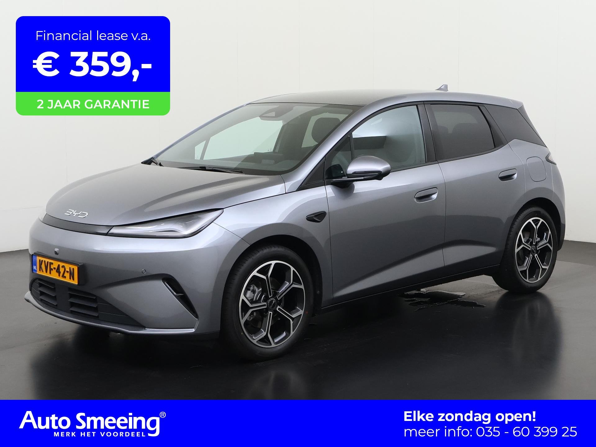 BYD DOLPHIN G 1.5L DM-i Comfort PHEV | Panoramadak | Head-Up, Auto's, 4 cilinders, Leder en Stof, Bedrijf, Hybride Elektrisch/Benzine