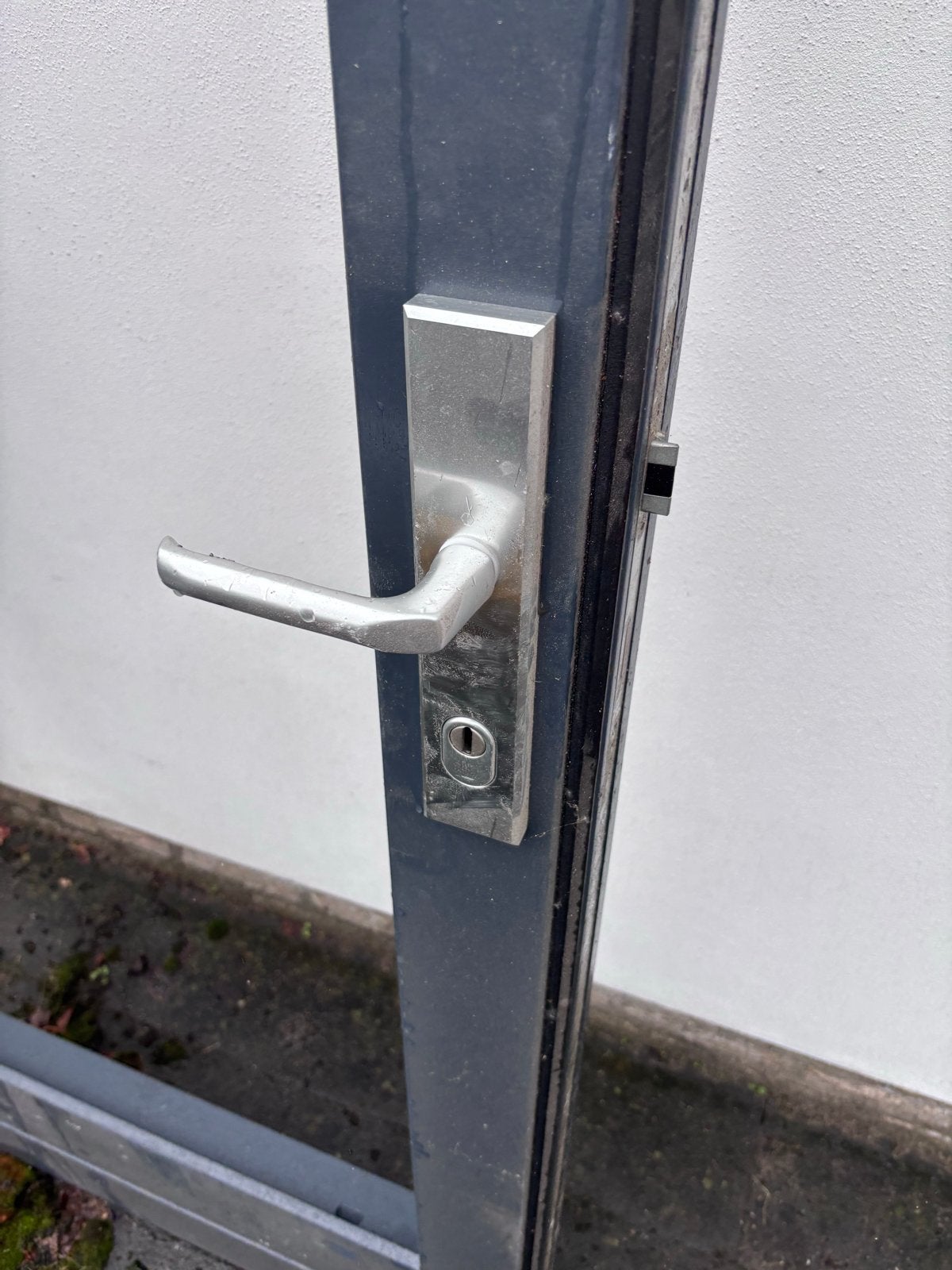 Nieuw Antraciet Kozijn met Dubbel Glas en Meerpuntsluiting, Ophalen, 80 tot 100 cm, 215 cm of meer, Nieuw