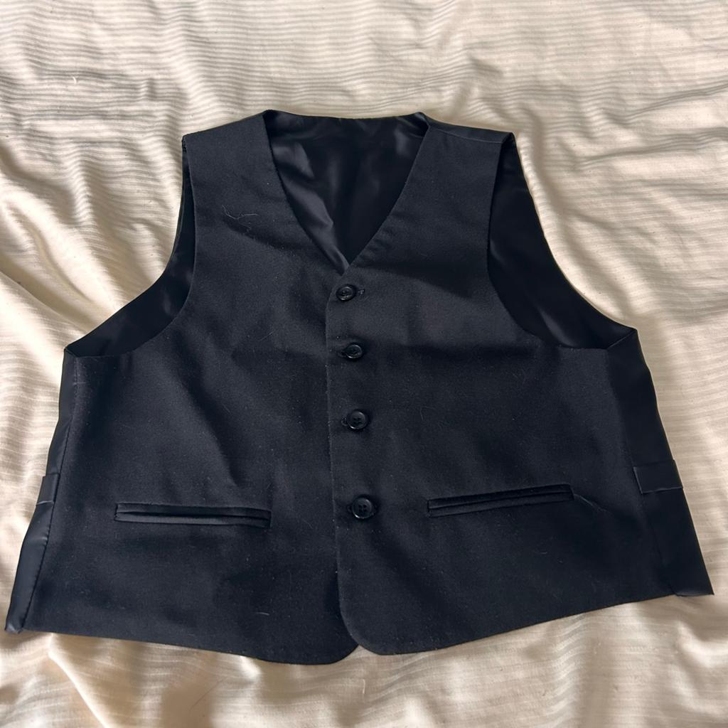 Nette zwarte singlet/gilet maat 158 voor jongen, Ophalen, Gebruikt, Jongen, Overige typen