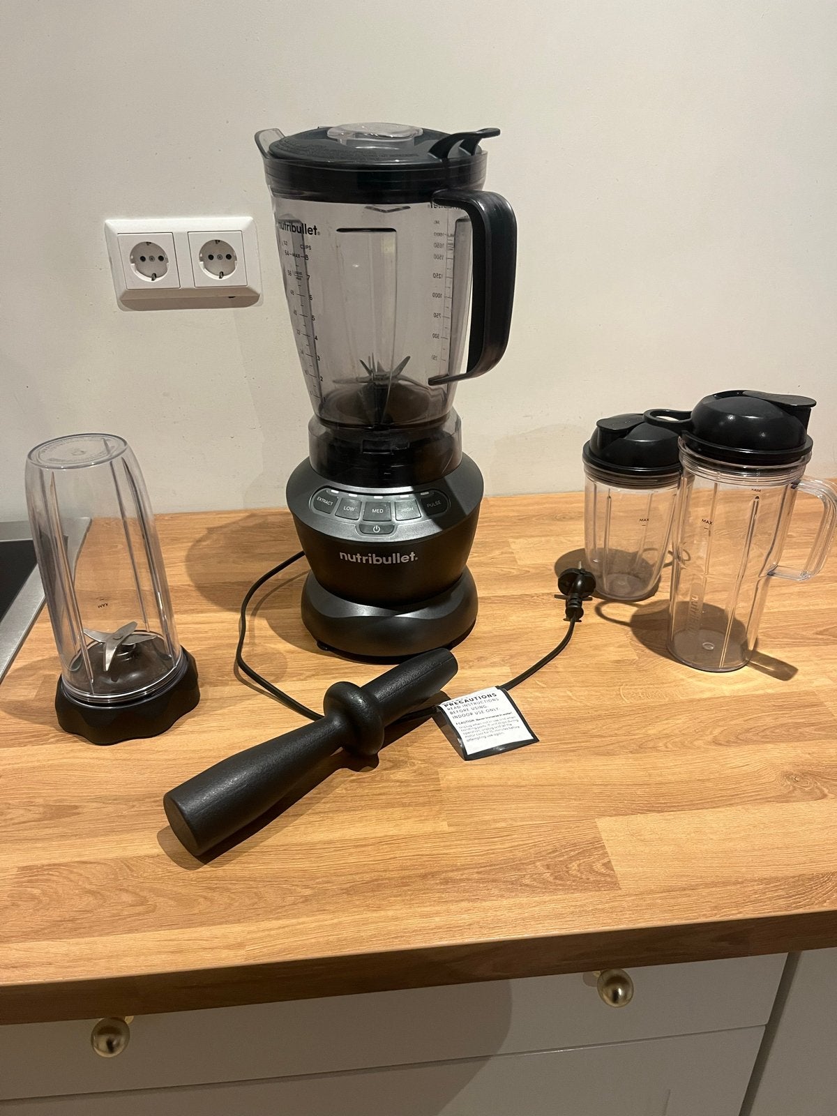 NutriBullet Blender - Krachtige Keukenmachine, Witgoed en Apparatuur, Blenders, Ophalen, Zo goed als nieuw, Blender
