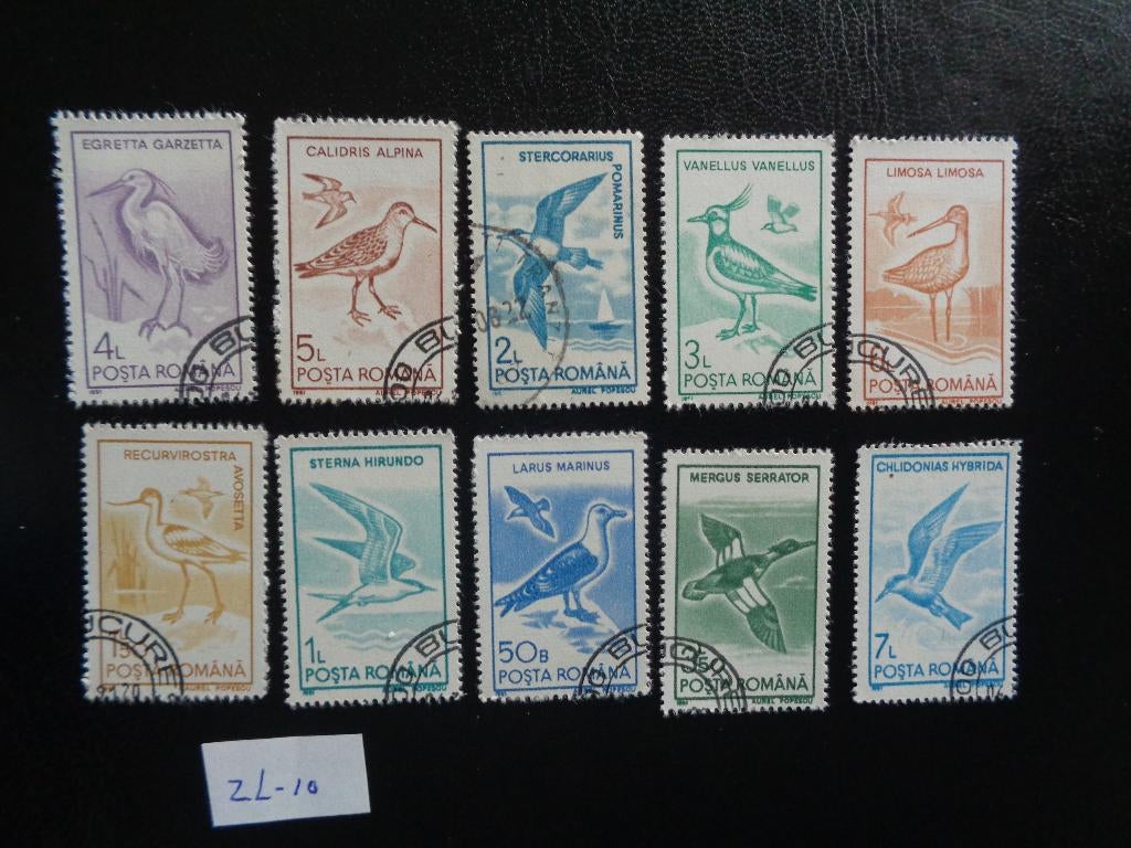 roemenie - vogels 1991 (zl-10), Ophalen of Verzenden, Overige landen, Gestempeld