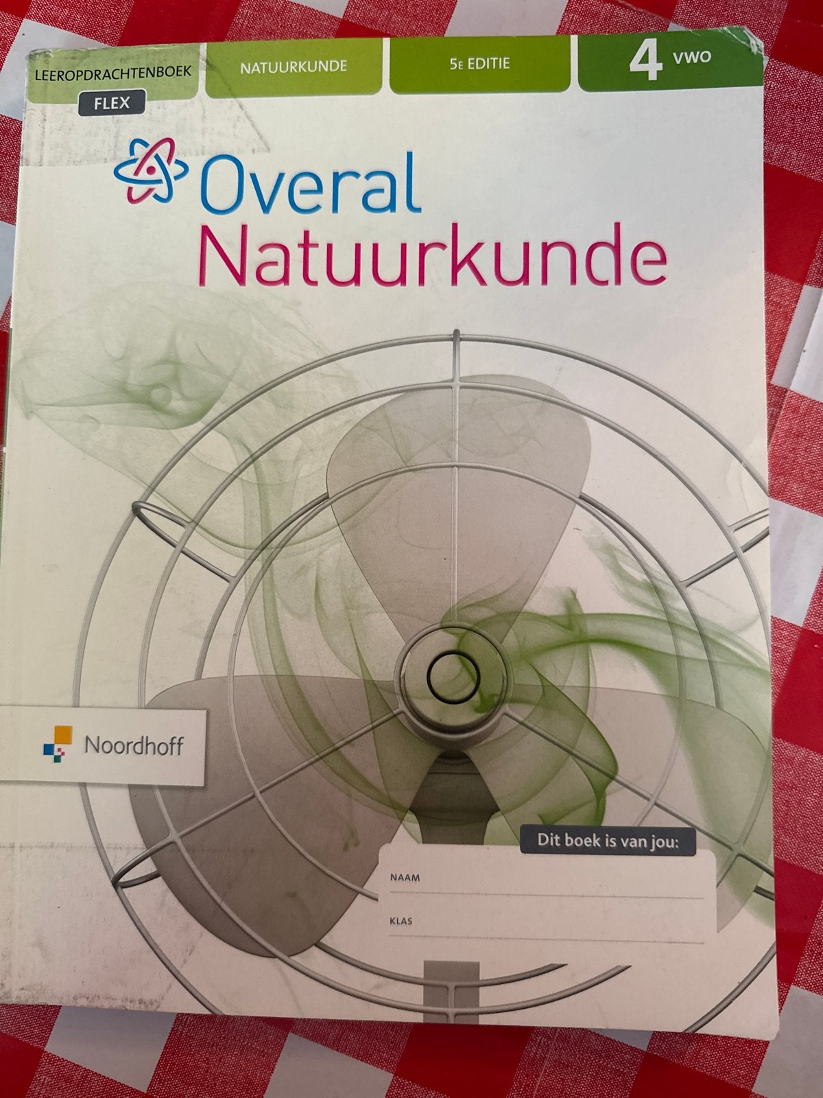 Overal Natuurkunde Leeropdrachtenboek 4 VWO 5e editie, Ophalen of Verzenden, Gelezen, VWO, Natuurkunde