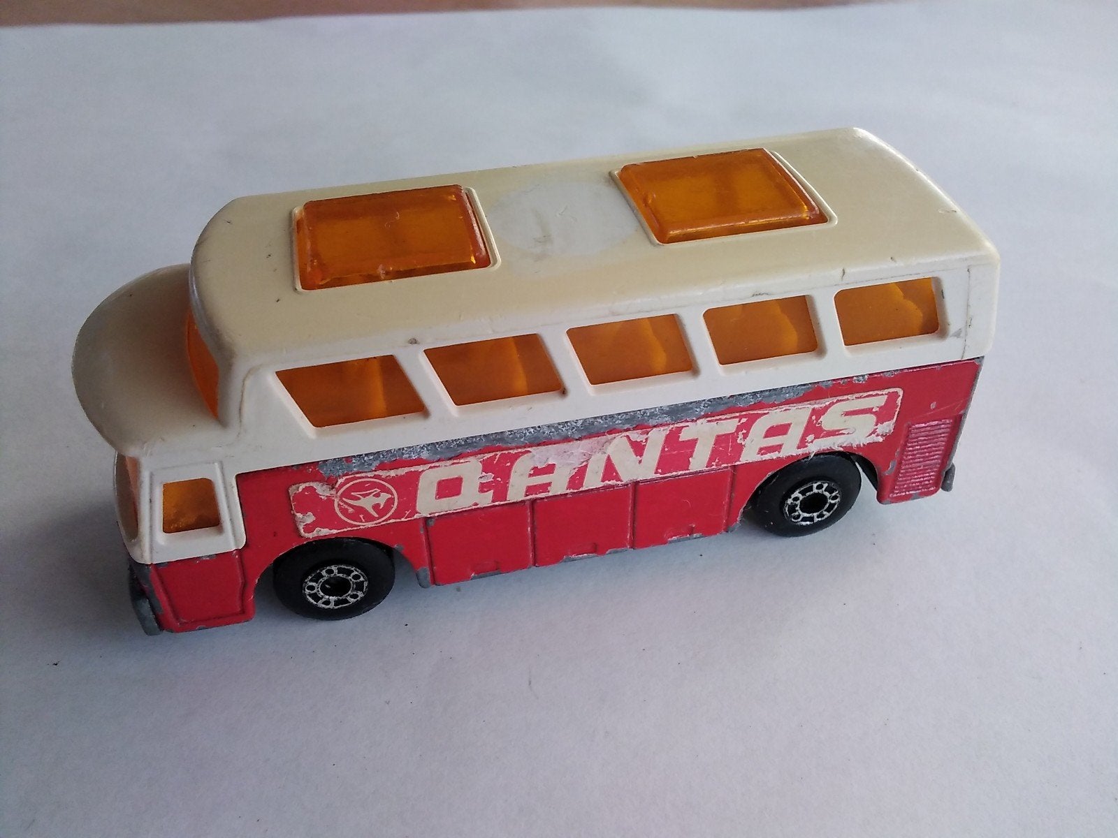Matchbox Superfast no. 85 Airport Coach Qantas 1977, Verzenden, Gebruikt, Auto