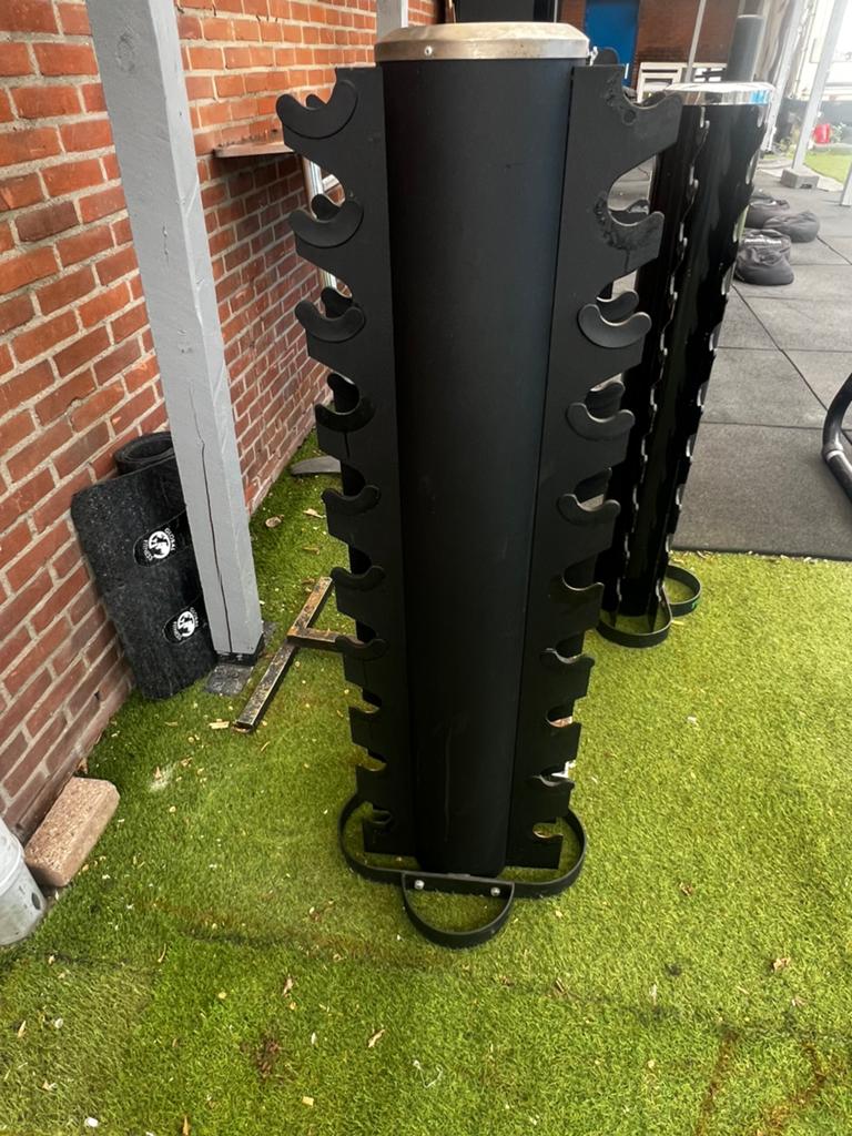Te koop dumbell rack staand en liggend, Sport en Fitness, Fitnessmaterialen, Ophalen, Gebruikt