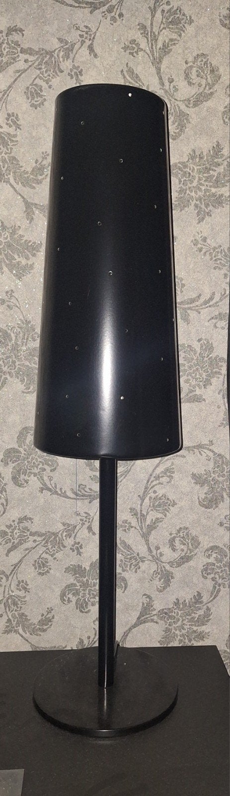 2 zwarte lampen, Ophalen of Verzenden, Zo goed als nieuw, Minder dan 50 cm