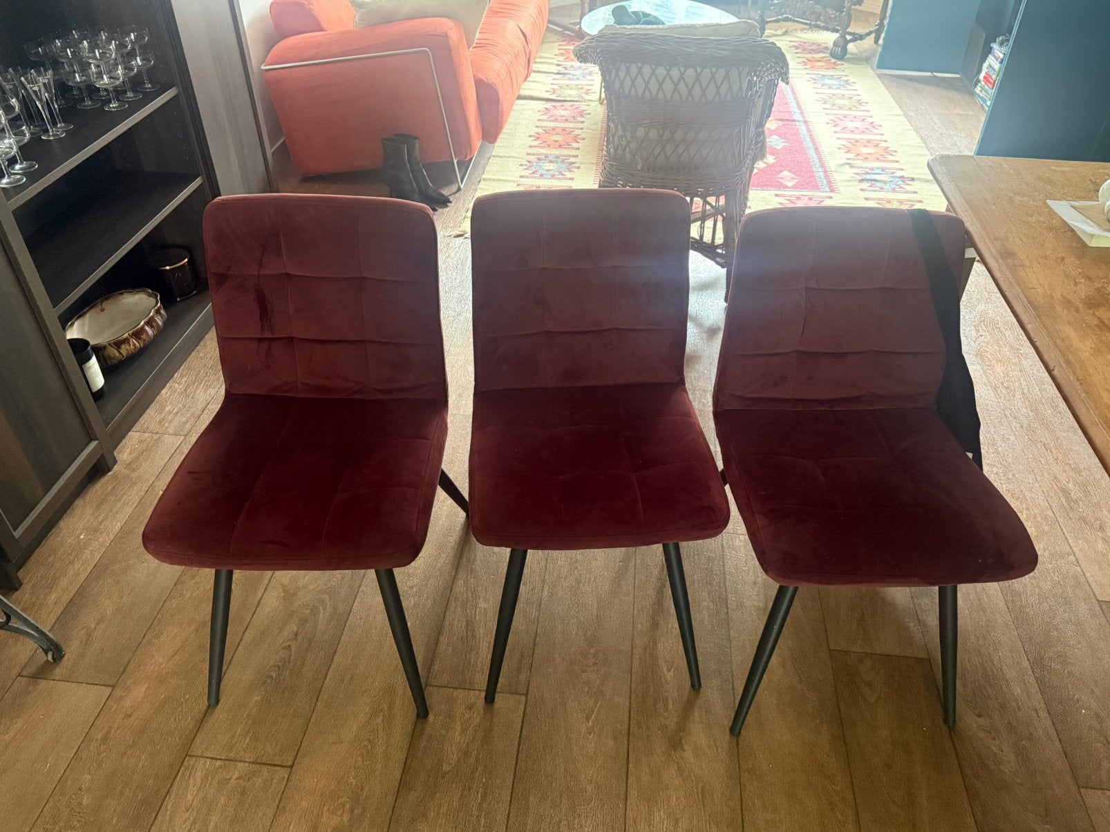 Te koop: stoelen, tafel, bank, Gebruikt, Overige kleuren, Drie, Ophalen of Verzenden