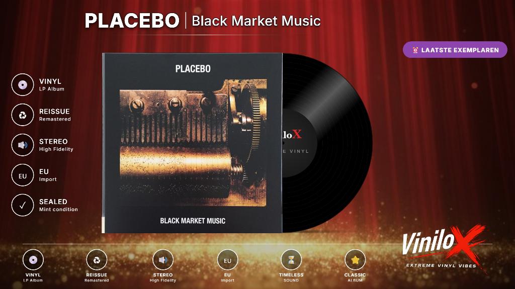 Placebo – Black Market Music | LP, Verzenden, Inclusief binnenhoes, 12 inch, Nieuw in verpakking