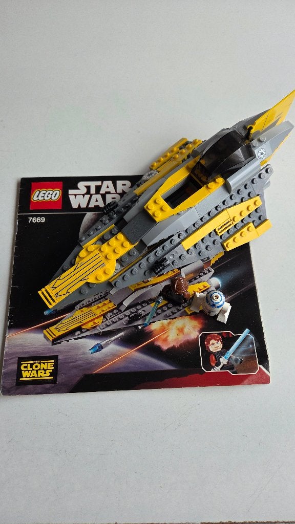Lego Star Wars Set 7669 Anakin's Jedi Starfighter, Compleet, Star Wars, Lego, Ophalen of Verzenden