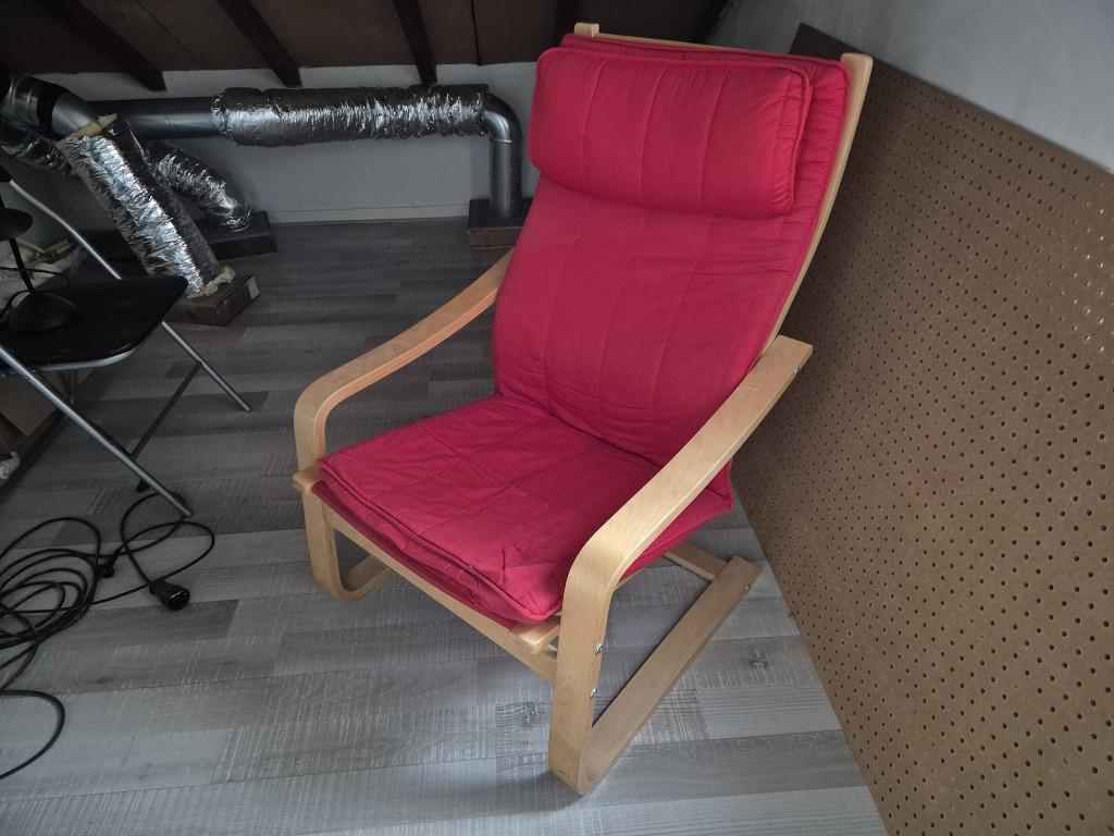 fauteuils IKEA Poäng 2 stuks, Huis en Inrichting, Fauteuils, Ophalen, Gebruikt, 75 tot 100 cm, Stof