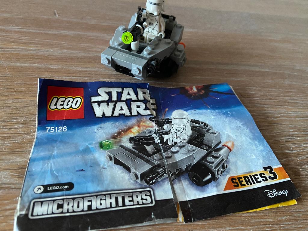 LEGO StarWars microfighter; 75126, Ophalen of Verzenden, Zo goed als nieuw, Actiefiguurtje