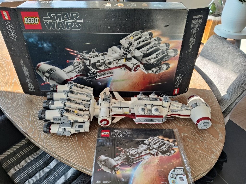 lego 75244 Star Wars Tantive IV Blockade Runner set zgan, Star Wars, Ophalen of Verzenden, Zo goed als nieuw, Complete set