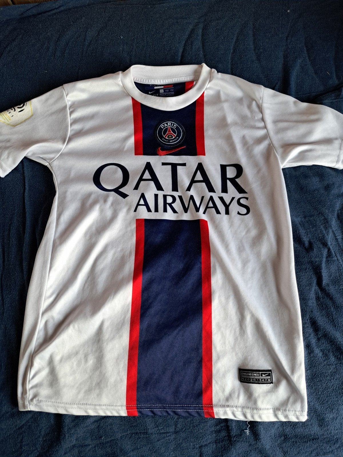 PSG shirt met mbappe maat 152, Maat XS of kleiner, Ophalen, Shirt