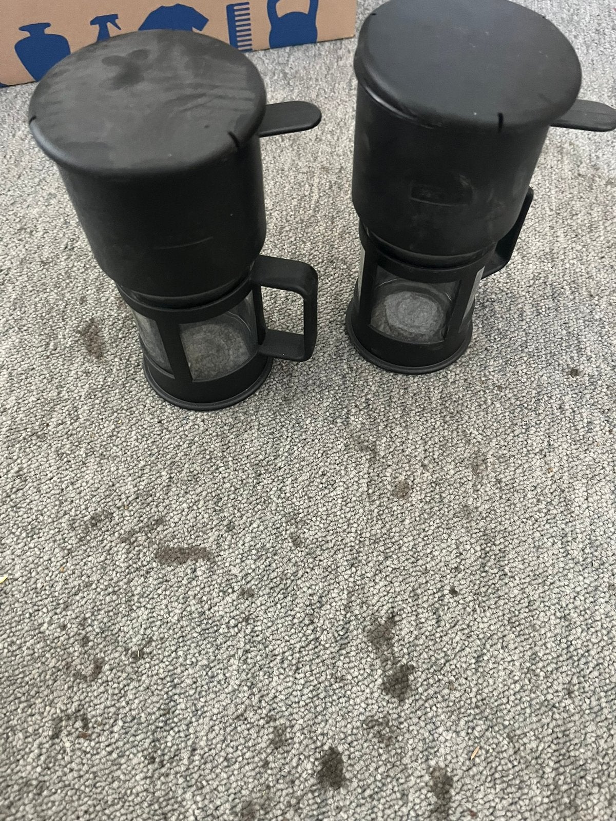 Set van 2 Bodum Coffee Solo bekers, Overige modellen, Gemalen koffie, Ophalen of Verzenden, Zo goed als nieuw