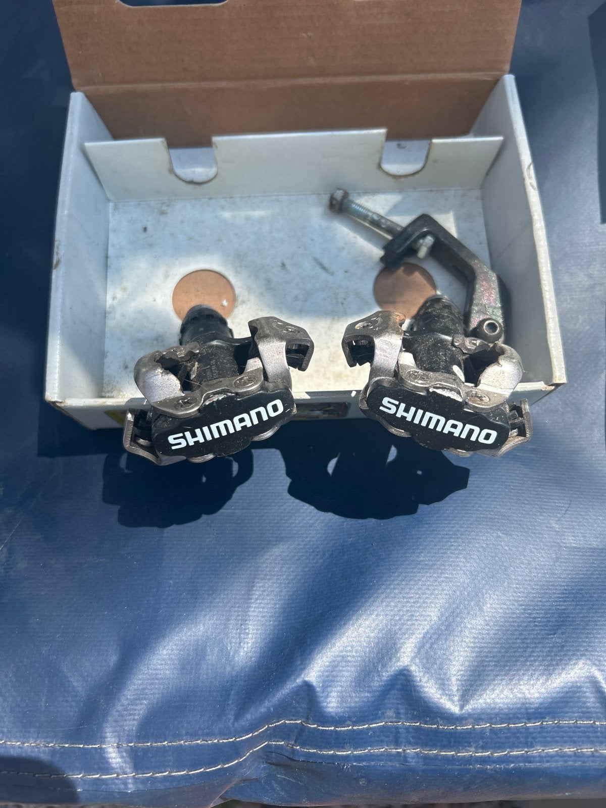 Racefiets onderdelen: Shimano pedalen, cassette en Schwalbe, Fietsen en Brommers, Ophalen, Gebruikt, Racefiets, Band