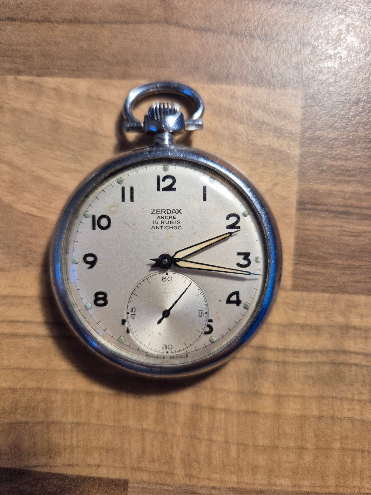 Zerdax Zakhorloge 15 Rubis Antichoc - Vintage, Sieraden, Tassen en Uiterlijk, Horloges | Antiek, Overige merken, Overige materialen