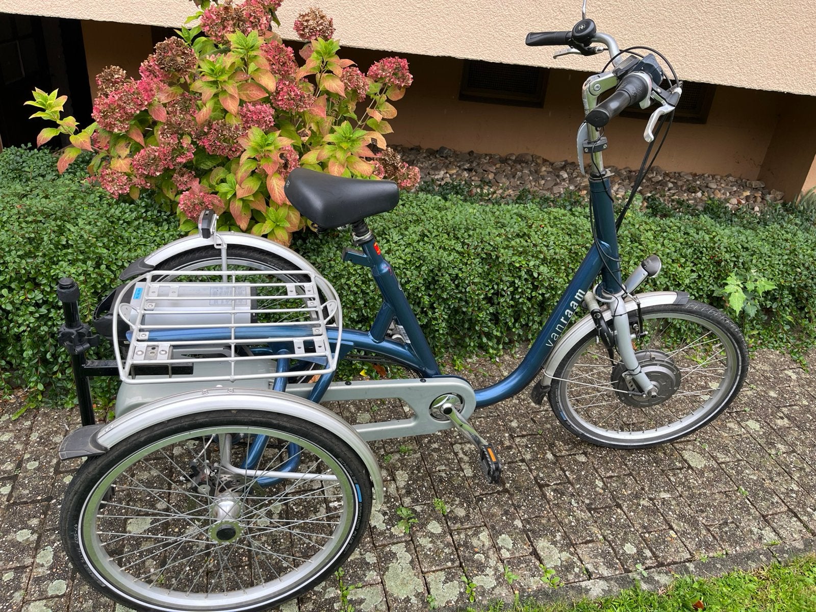 Electrische driewieler, Fietsen en Brommers, Ophalen, Zo goed als nieuw, Schijfrem