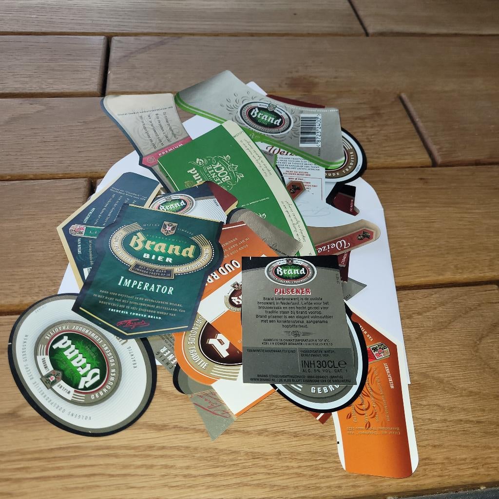 Brand bier etiketten, Ophalen of Verzenden, Nieuw, Overige typen, Brand